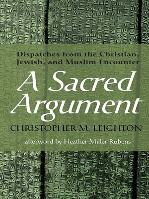 cover image of A Sacred Argument